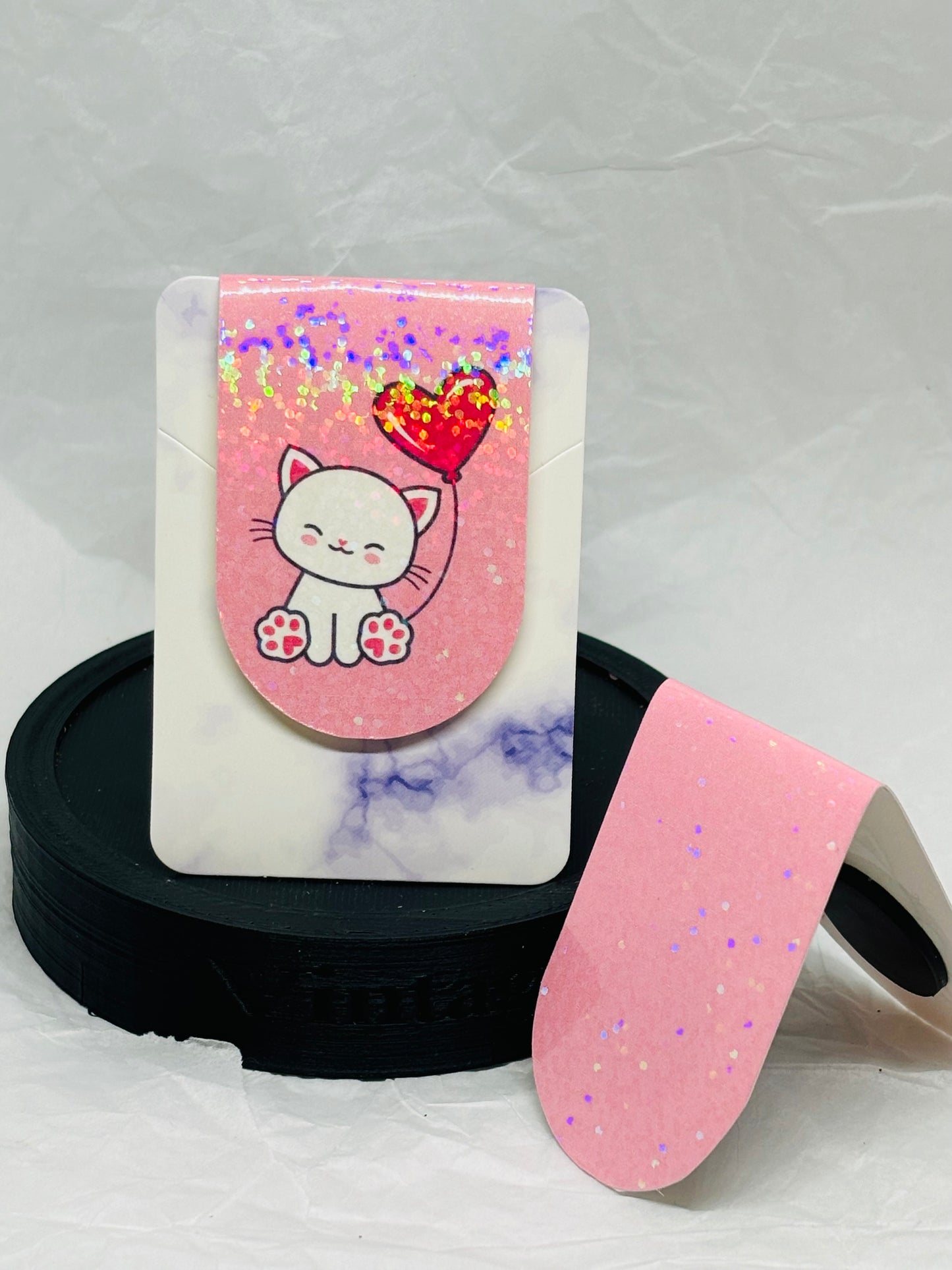 Cat with Balloon Bookmark (Magnetic)