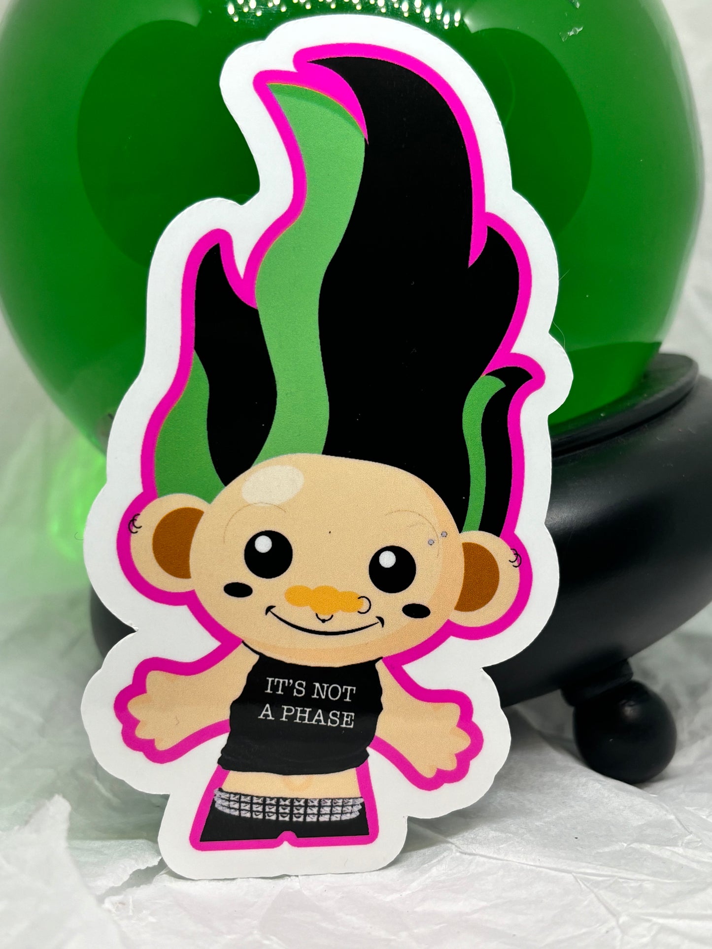 Emo Troll Sticker