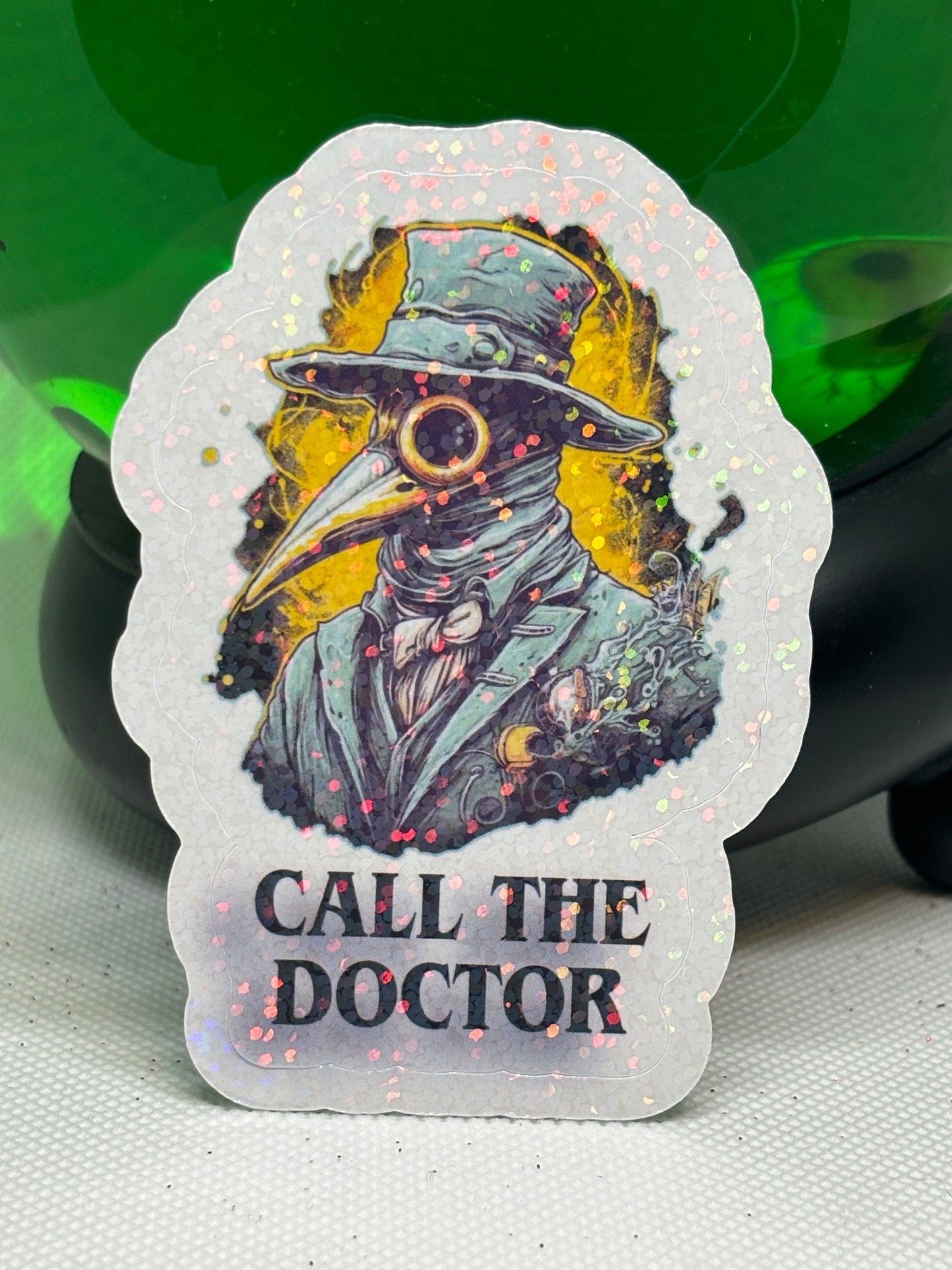 Plague Doctor Stickers (Set of 4)