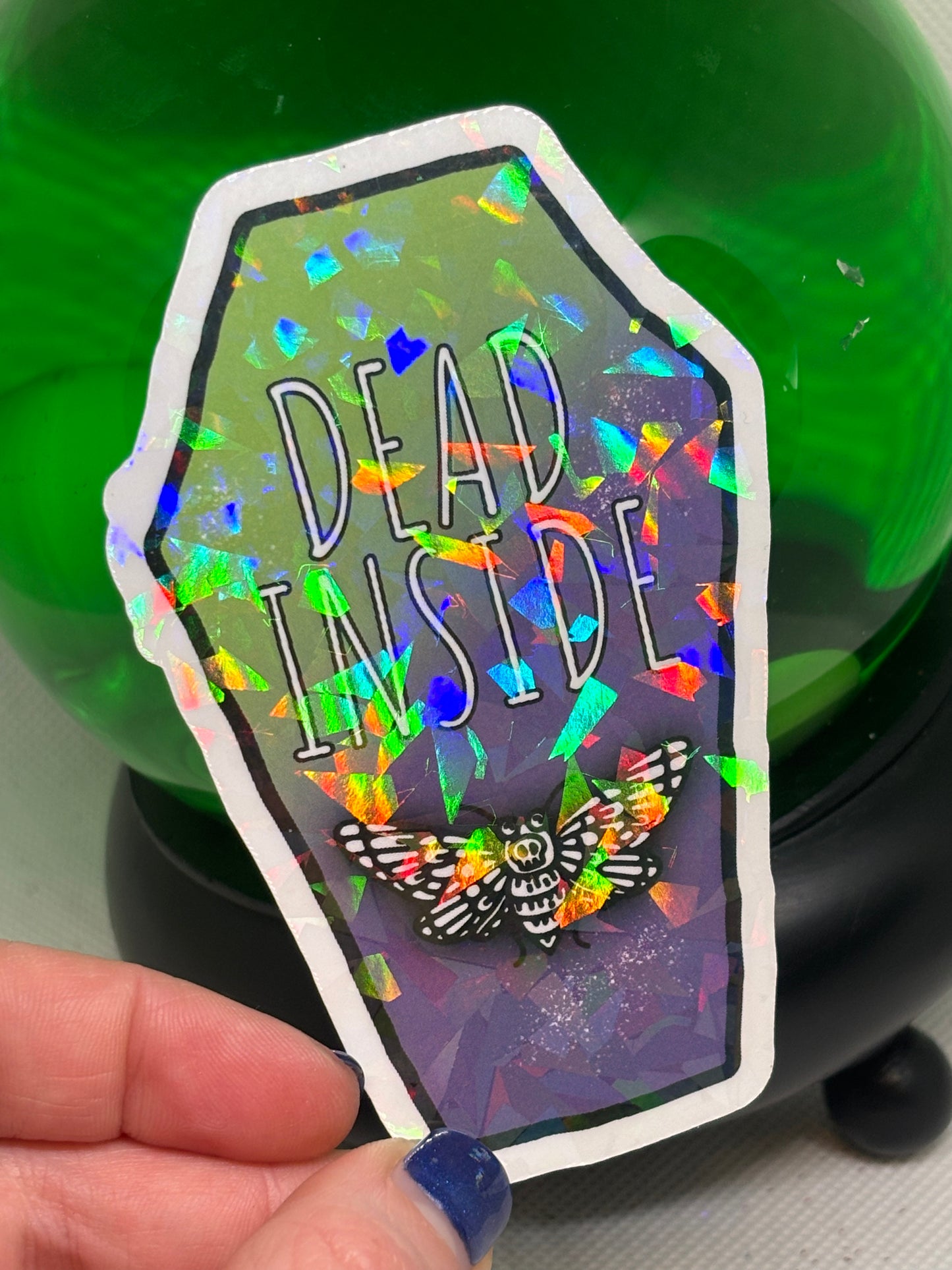 Dead Inside w/Moth Sticker