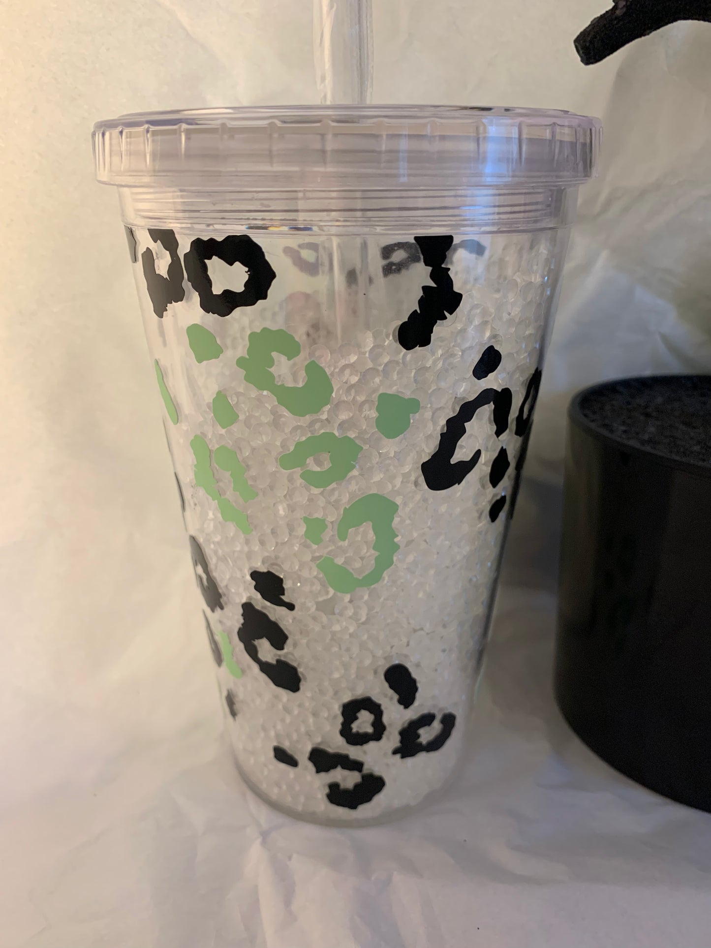 Glow in the Dark Rhinestone Tumbler
