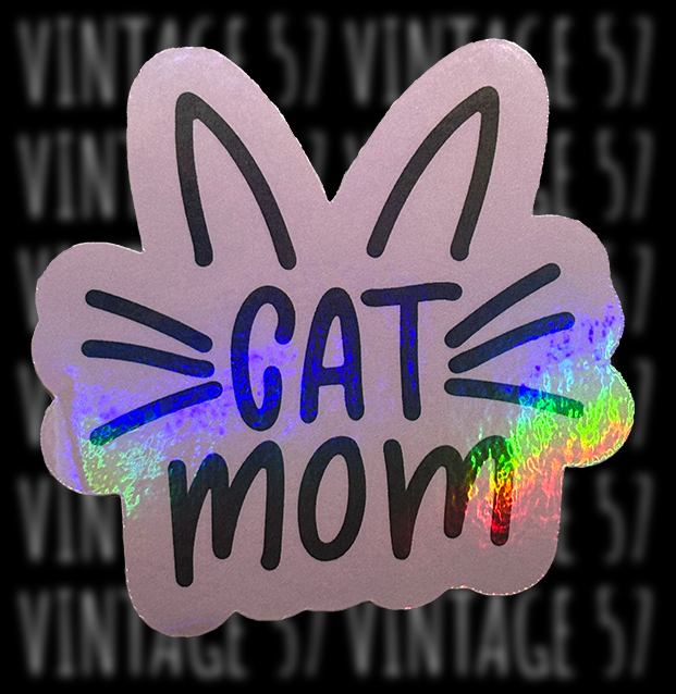 Cat Mom Sticker