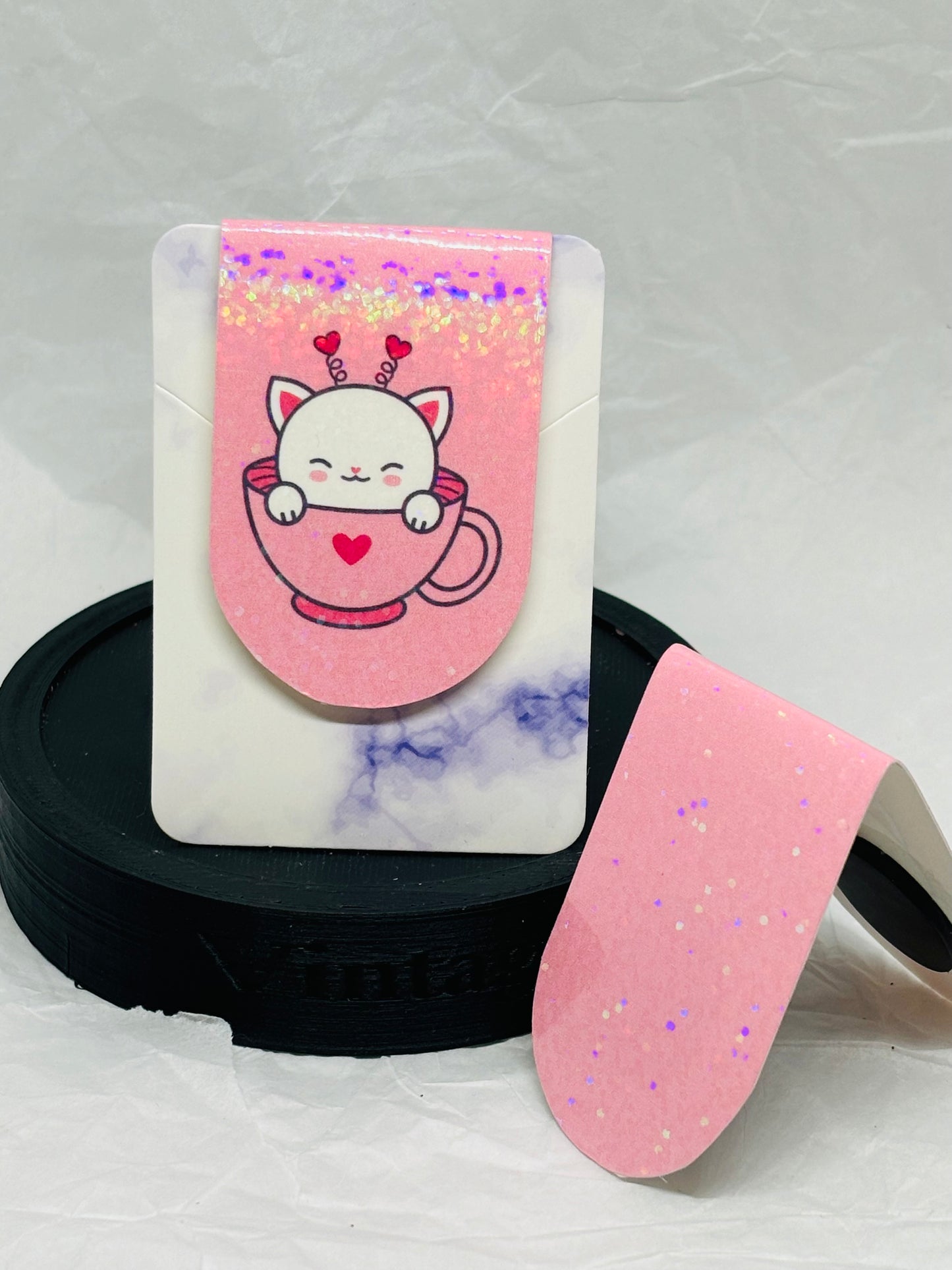 Cat in Teacup Bookmark (Magnetic)