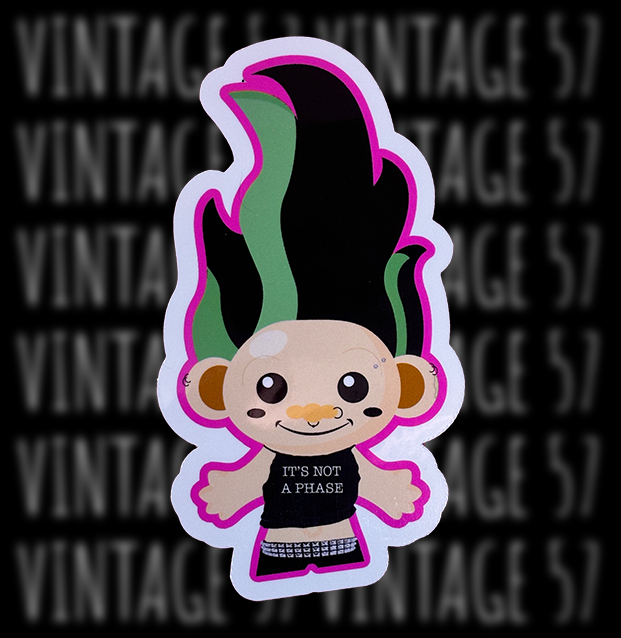 Emo Troll Sticker