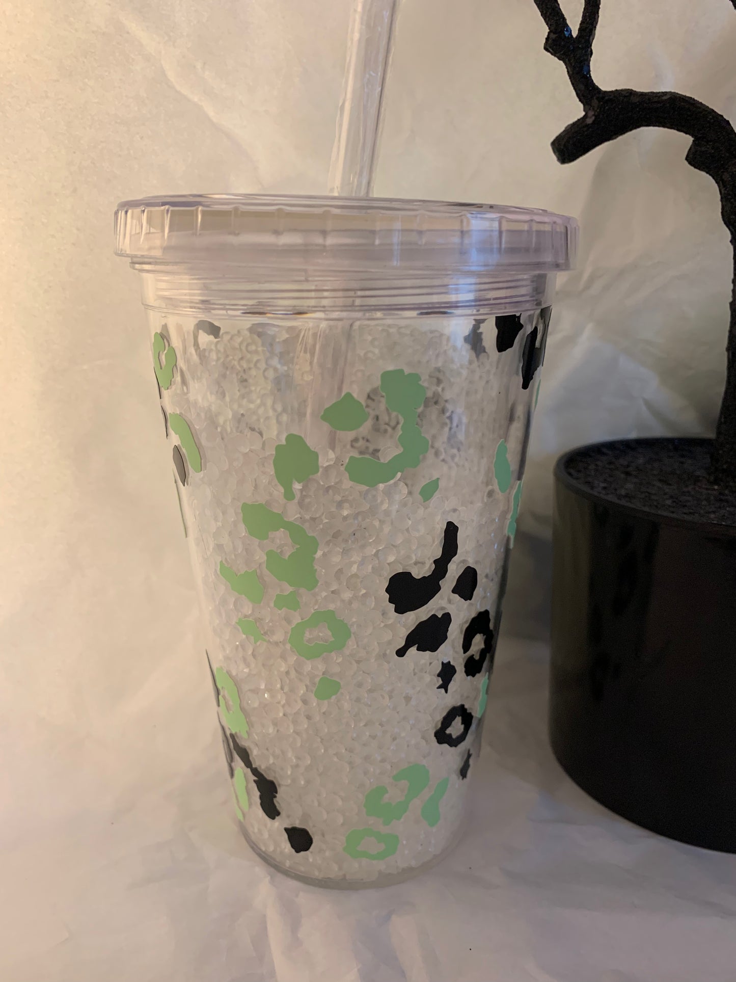 Glow in the Dark Rhinestone Tumbler