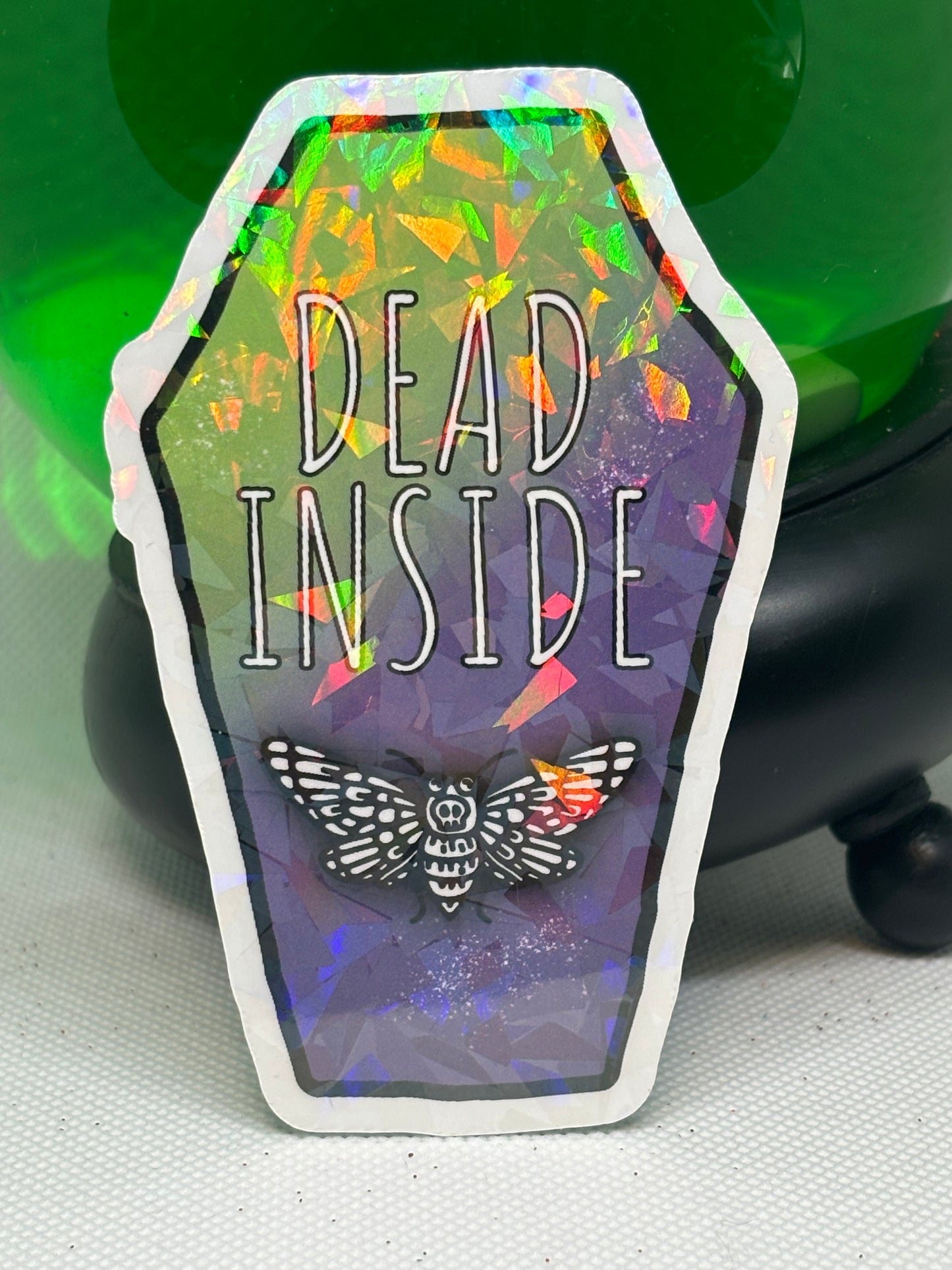 Dead Inside w/Moth Sticker