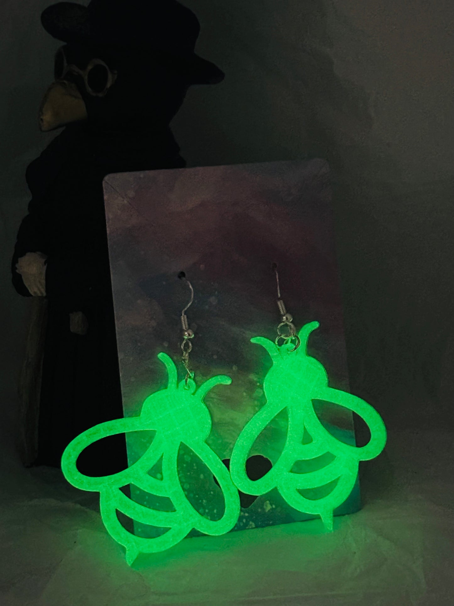 Glowing Bee Earrings