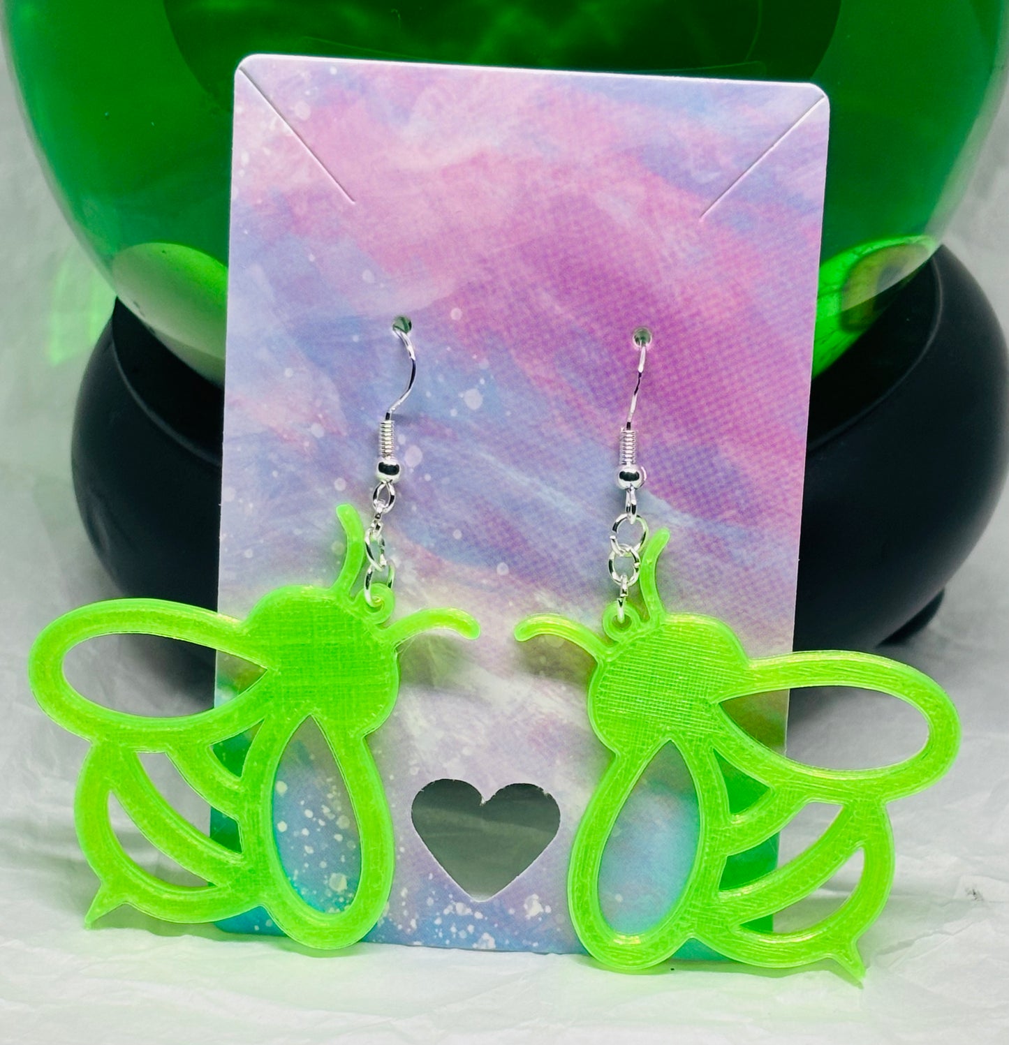 Glowing Bee Earrings