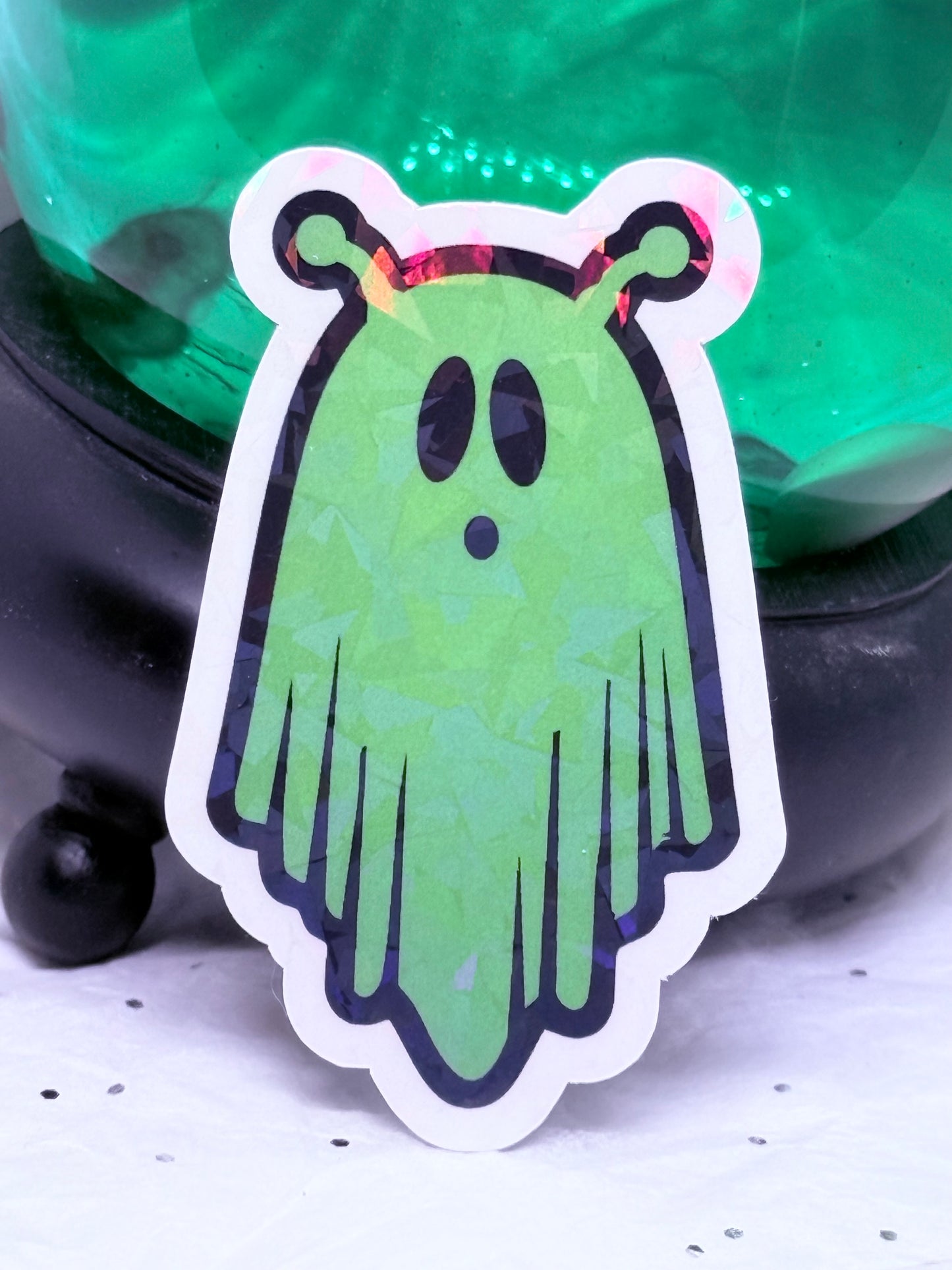 Ghost Shrek Sticker