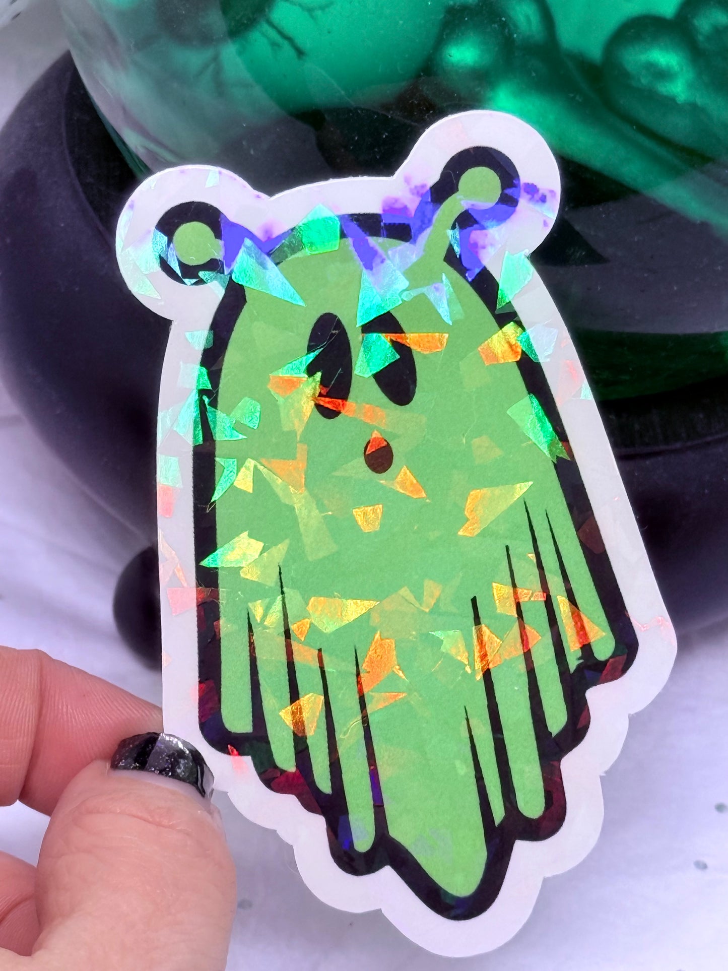 Ghost Shrek Sticker