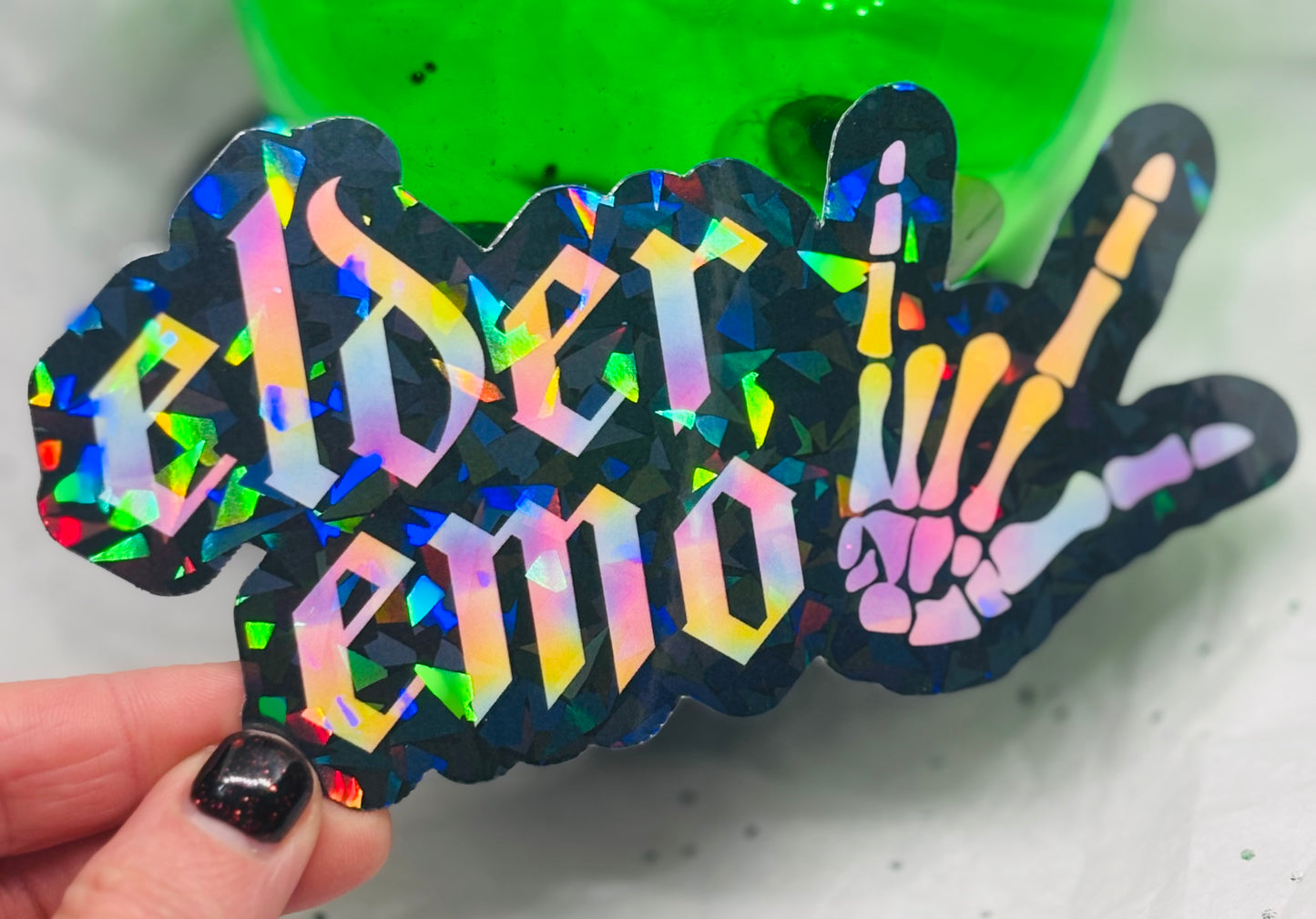 Elder Emo Sticker