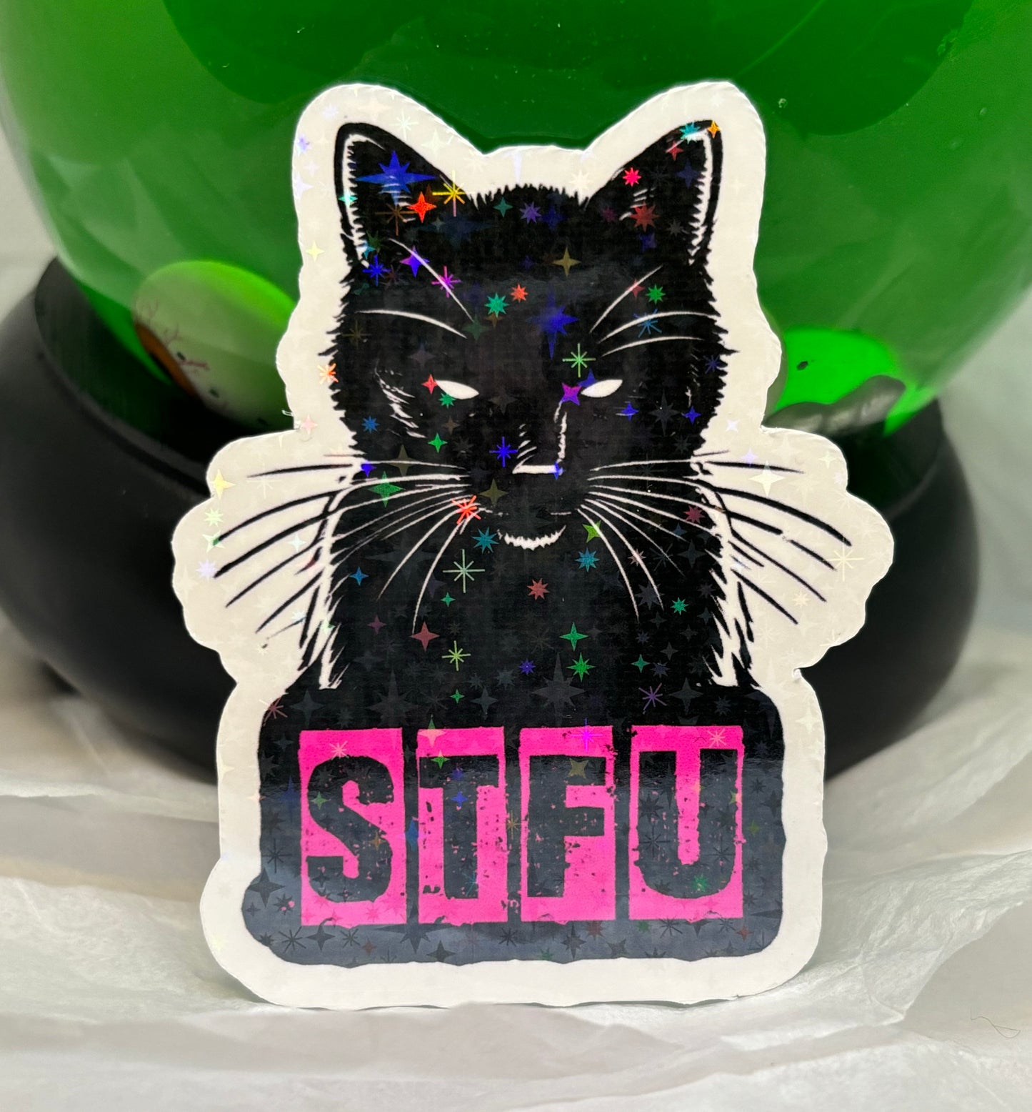 STFU Sticker