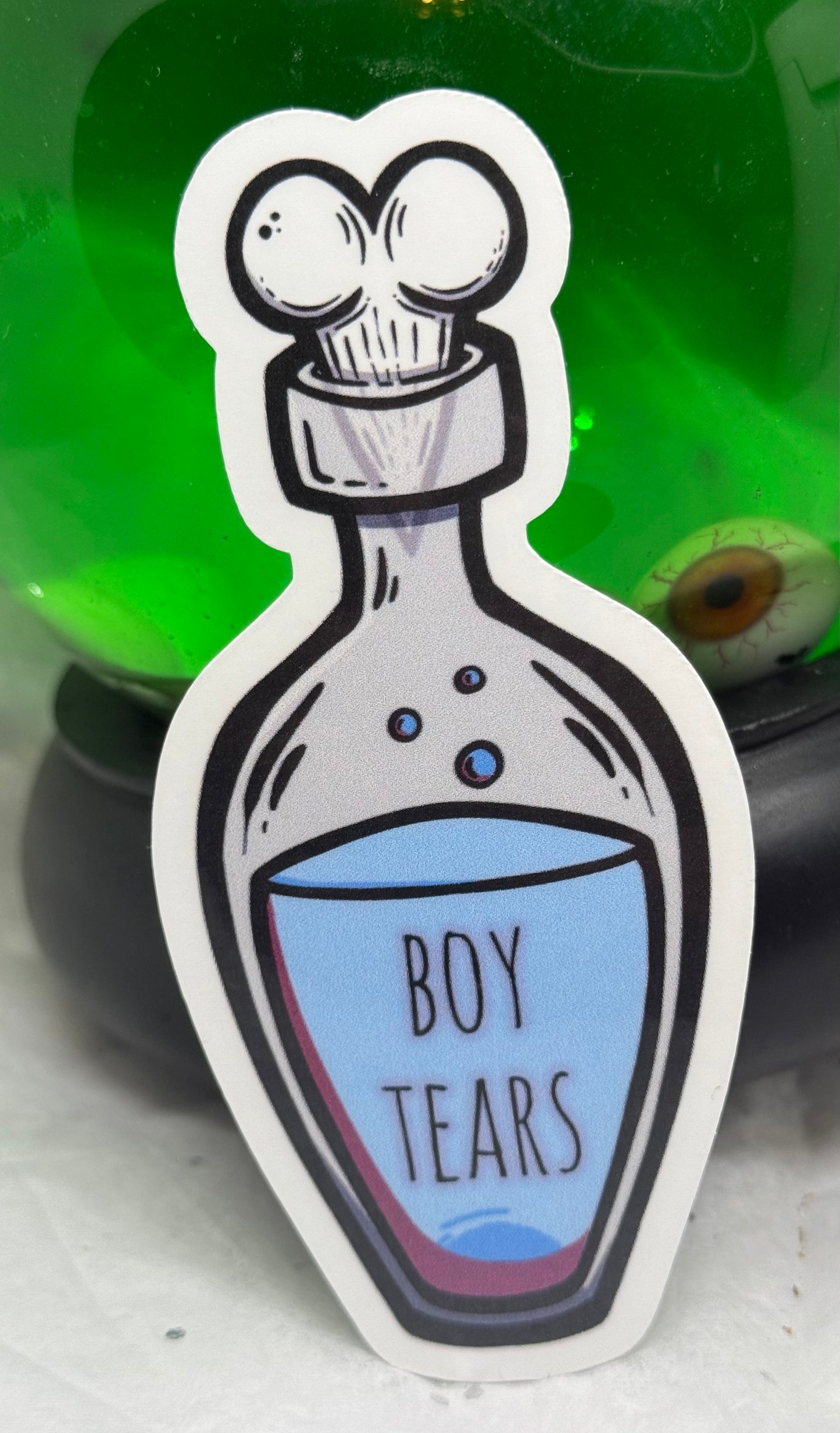 Boy Tears Sticker