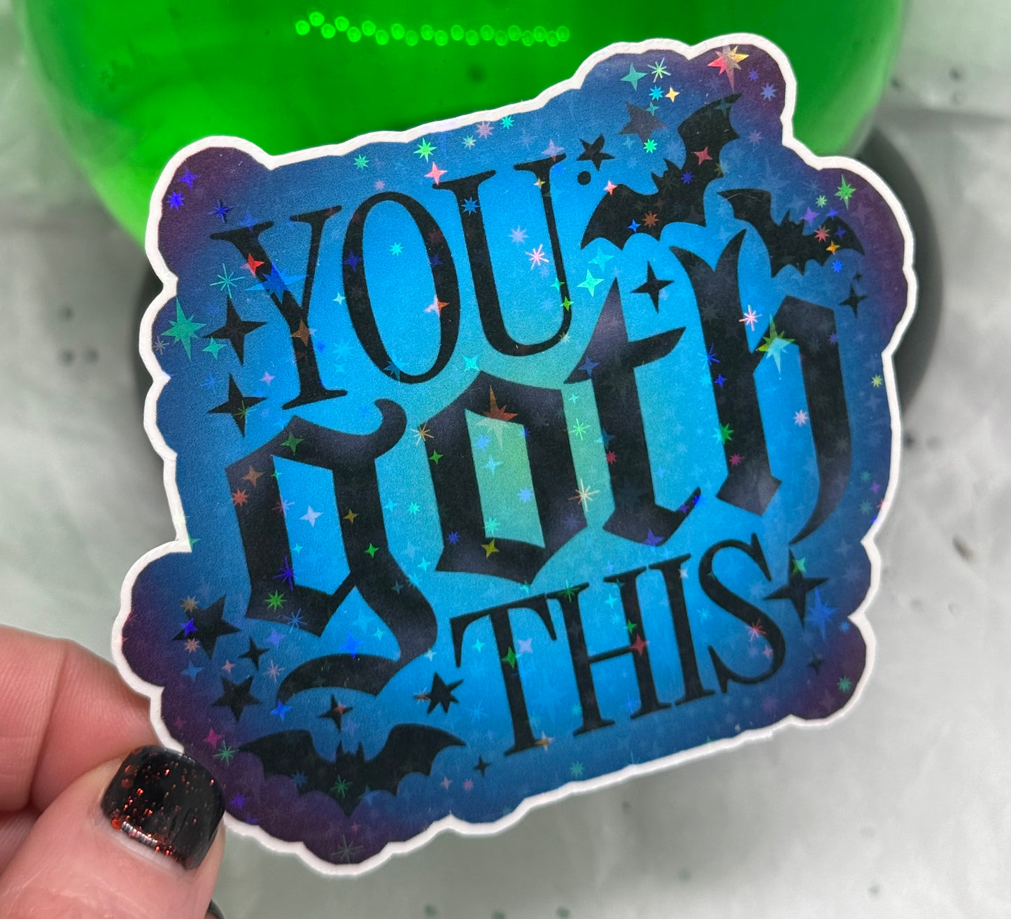 You Goth This Sticker (Blue & Purple)