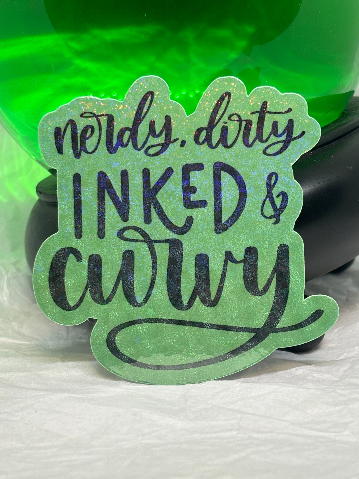 Inked & Curvy Sticker