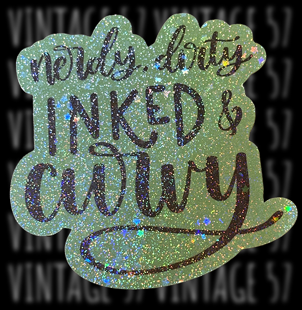 Inked & Curvy Sticker