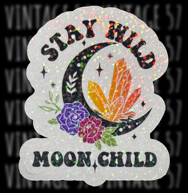 Stay Wild Moon Child Sticker