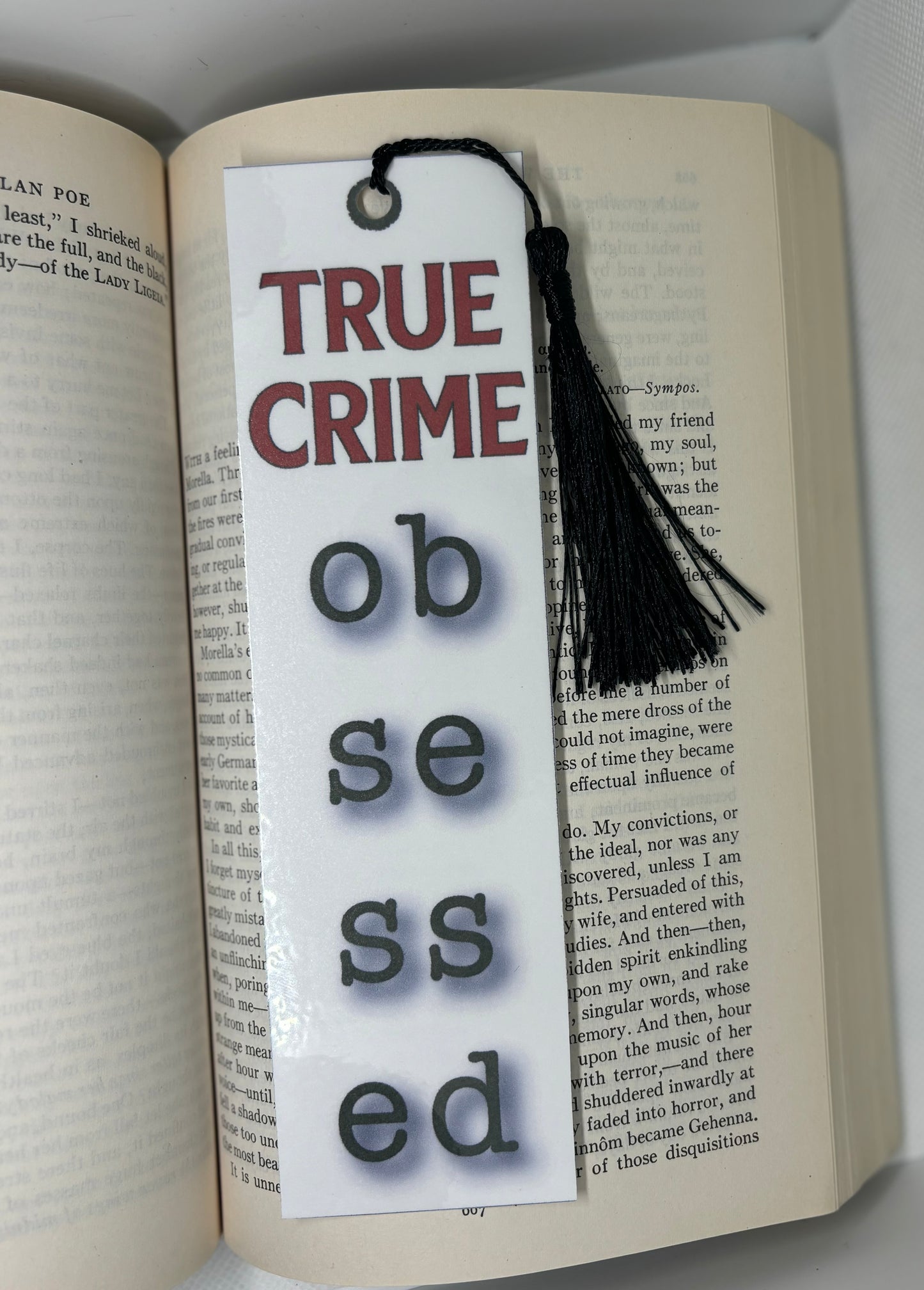 True Crime Obsessed Bookmark