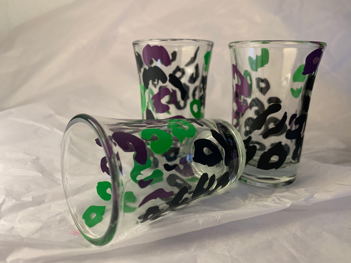 Leopard Print Shot Glasses (Set of 3)