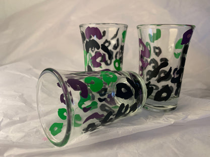 Leopard Print Shot Glasses (Set of 3)