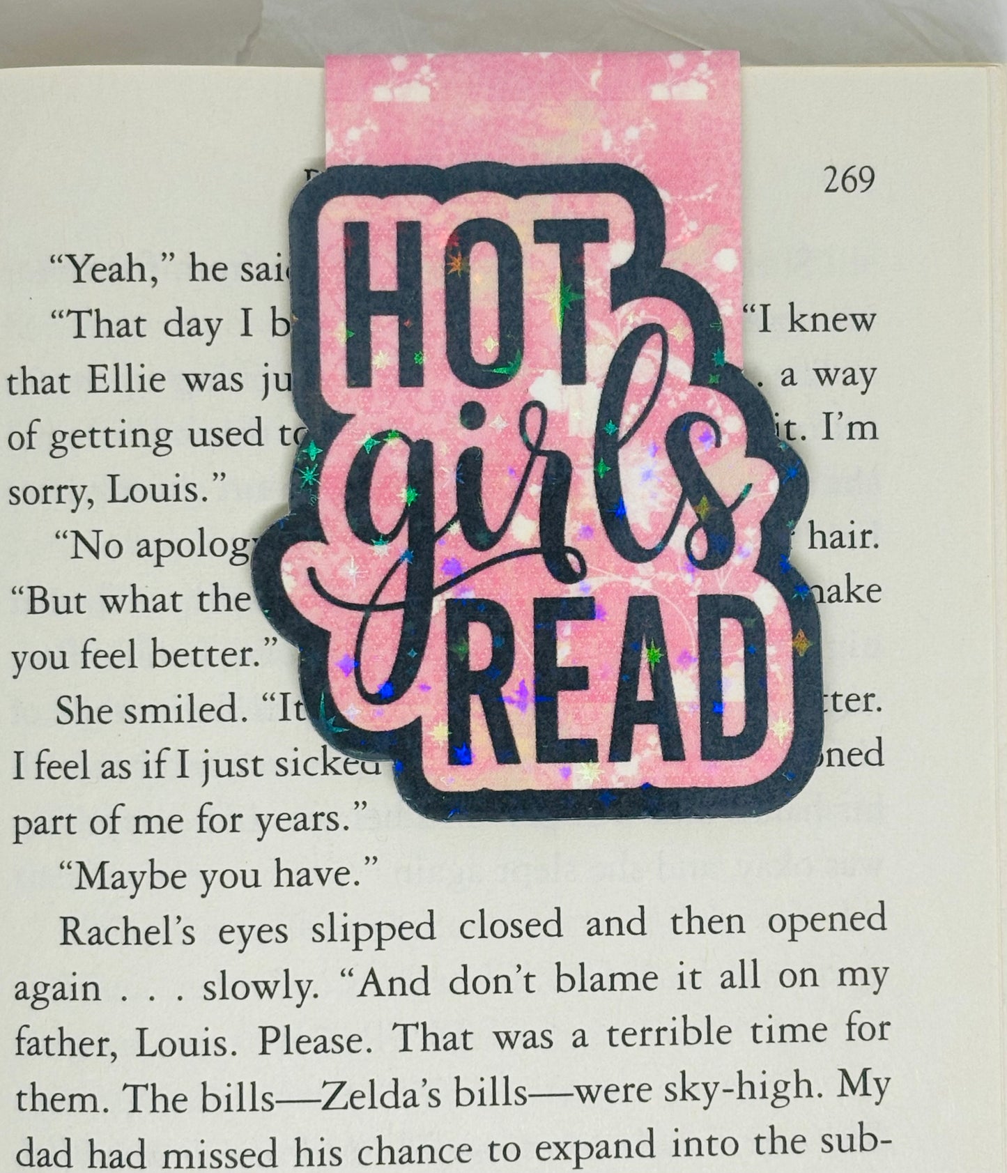 Hot Girls Read Bookmark (Magnetic)
