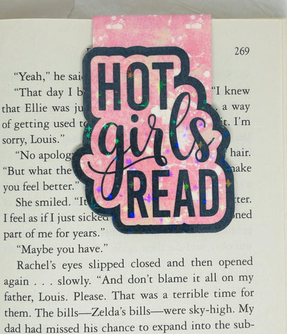 Hot Girls Read Bookmark (Magnetic)