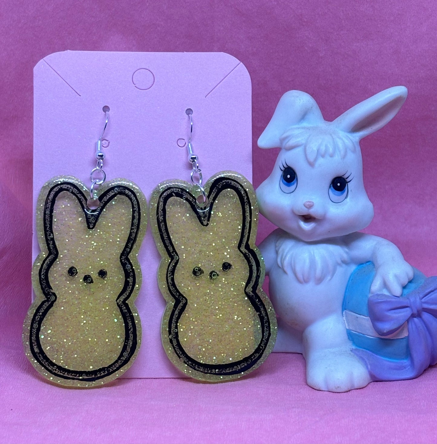 Bunny Earrings (Yellow)