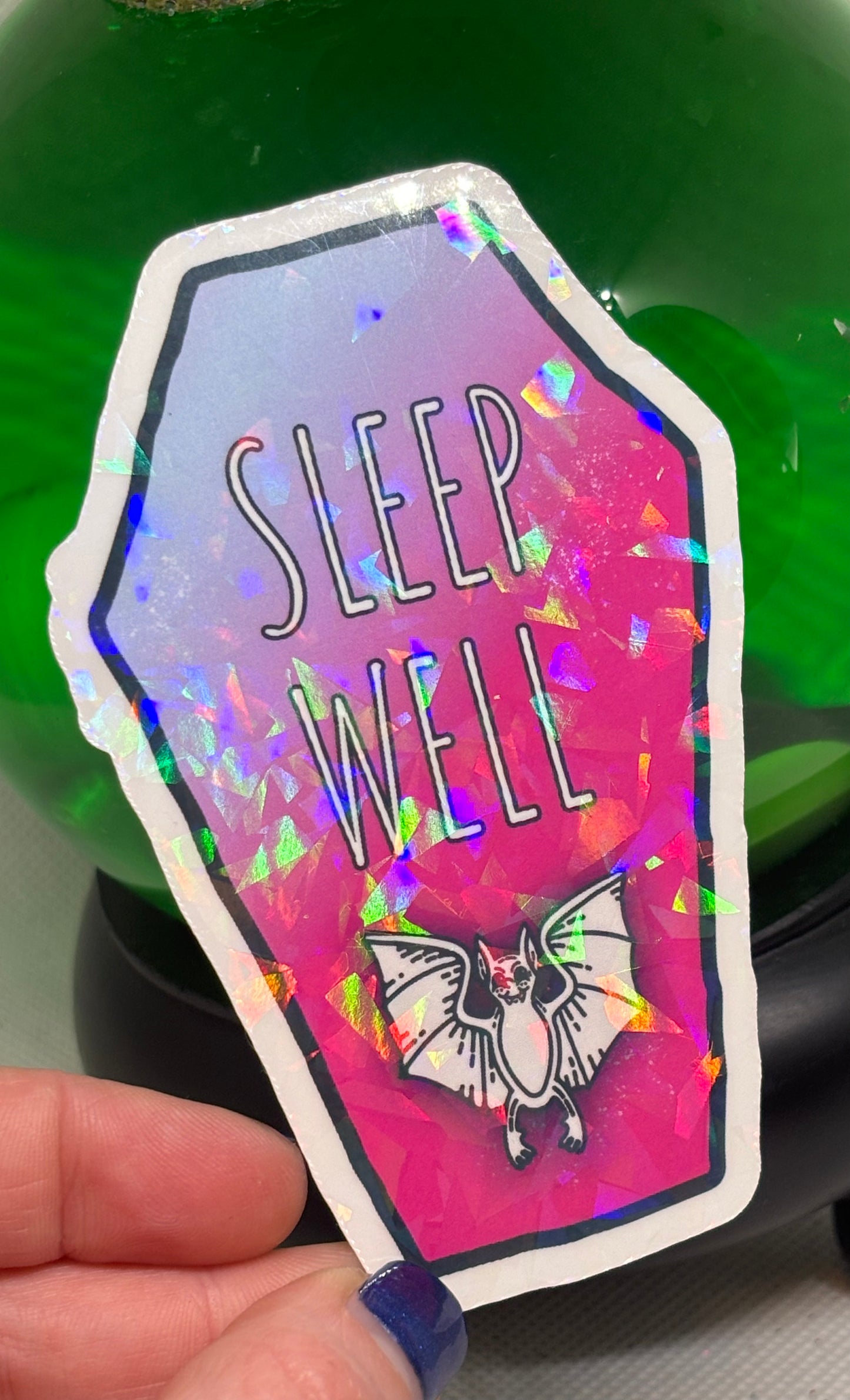 Sleep Well Sticker (Pink)