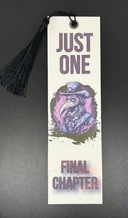 Just One Final Chapter - Plague Doctor Bookmarks (Set of 5)