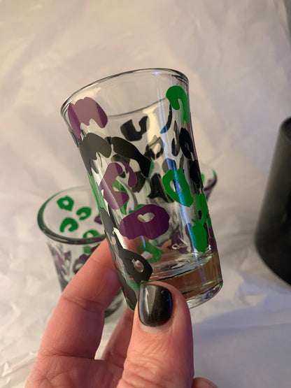 Leopard Print Shot Glasses (Set of 3)