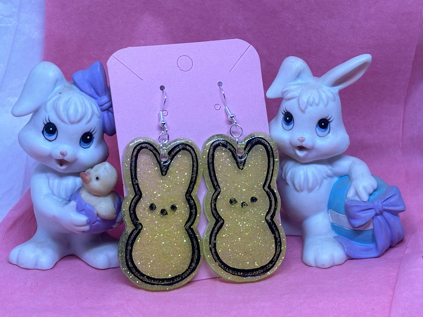 Bunny Earrings (Yellow)