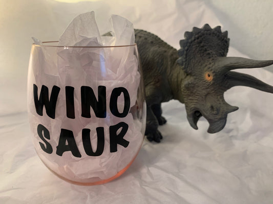 Winosaur Wine Glass