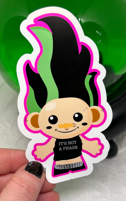 Emo Troll Sticker