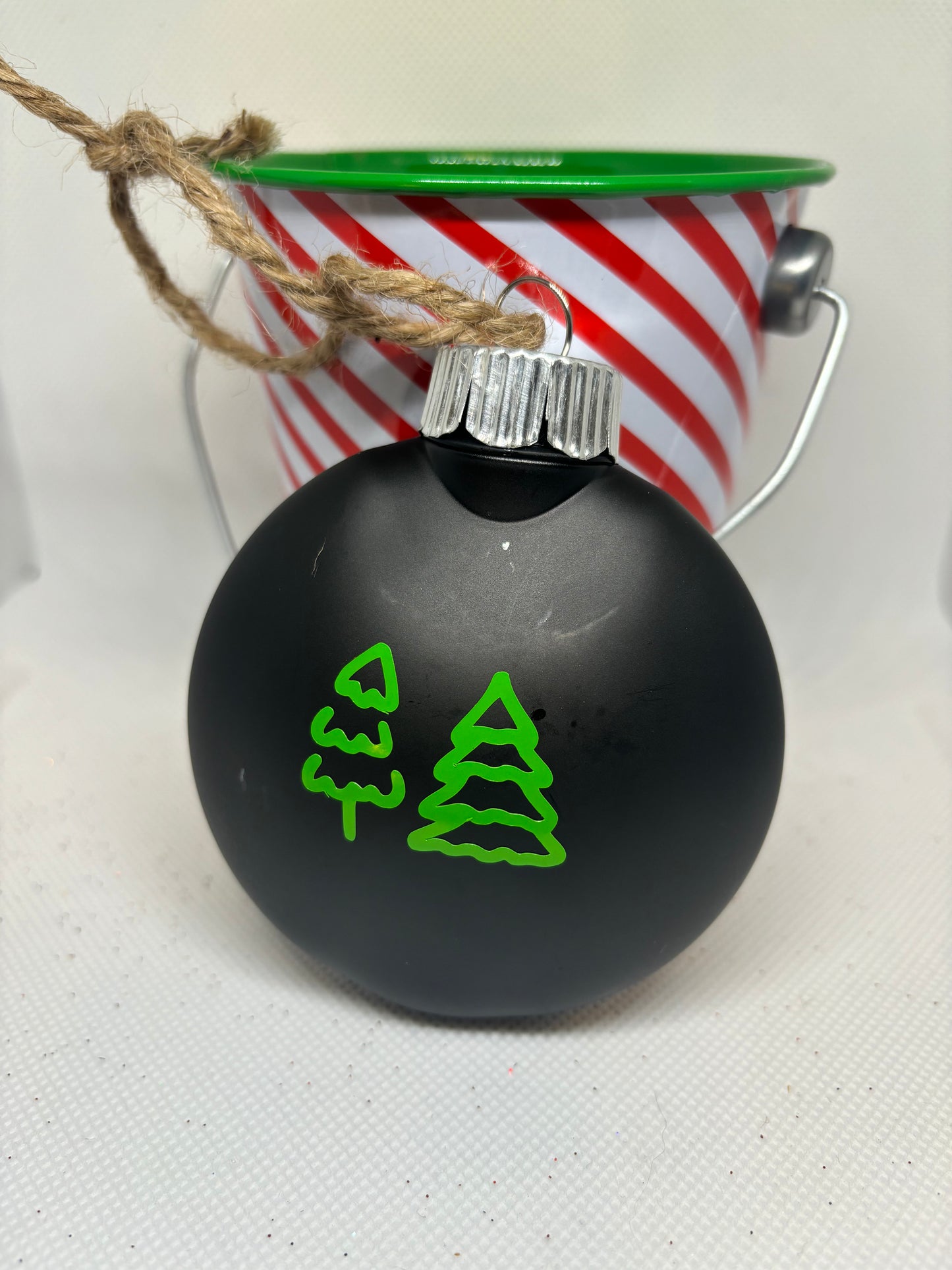 Green Merry Christmas Ornament