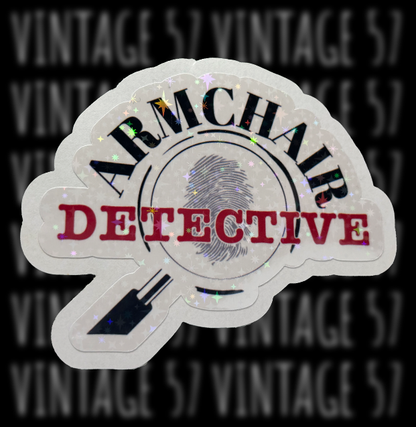 Armchair Detective Sticker