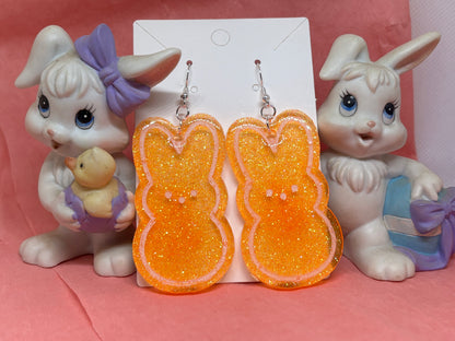 Bunny Earrings (Orange)