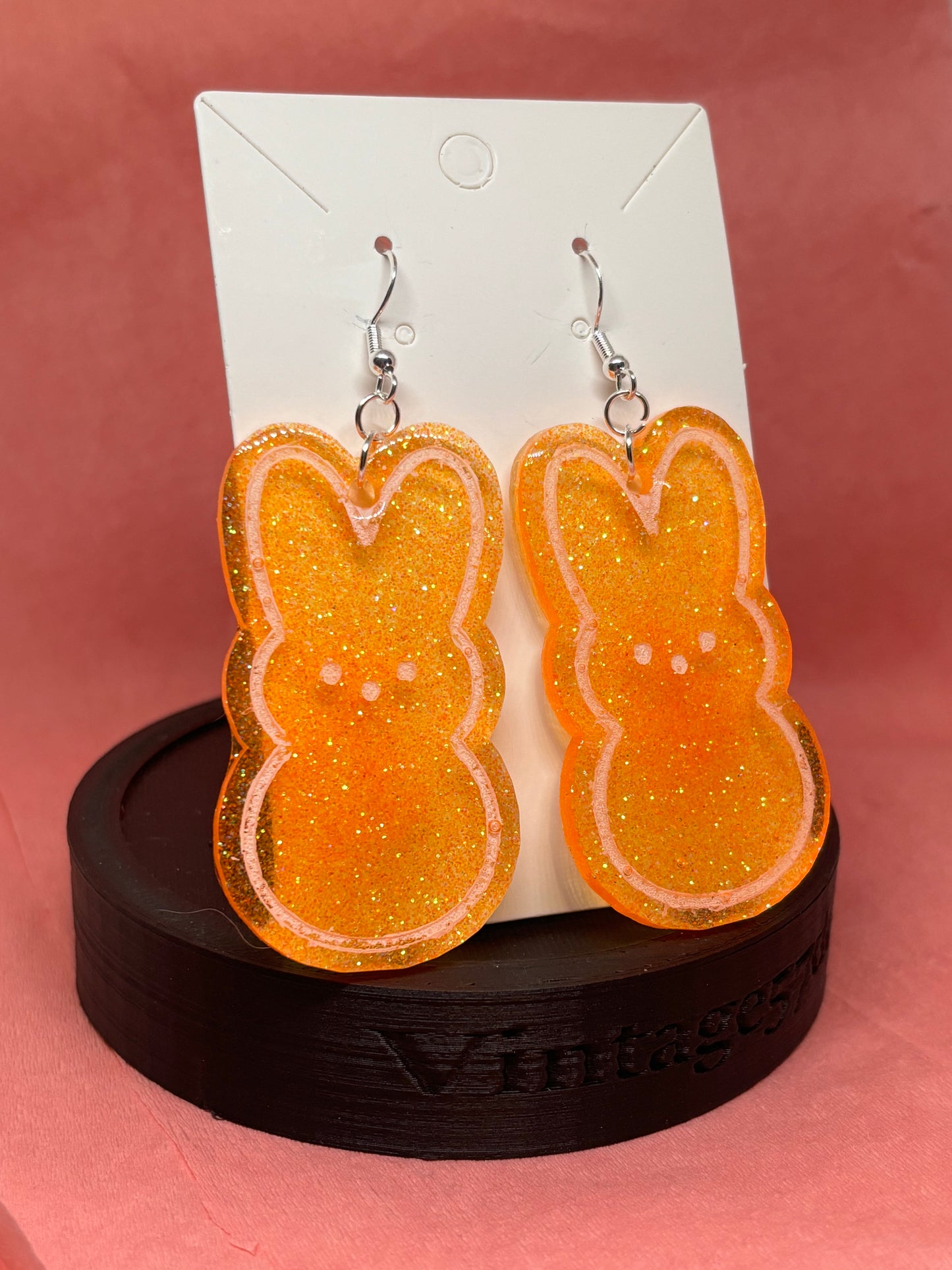 Bunny Earrings (Orange)