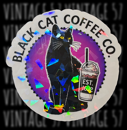 Black Cat Coffee Co. Sticker