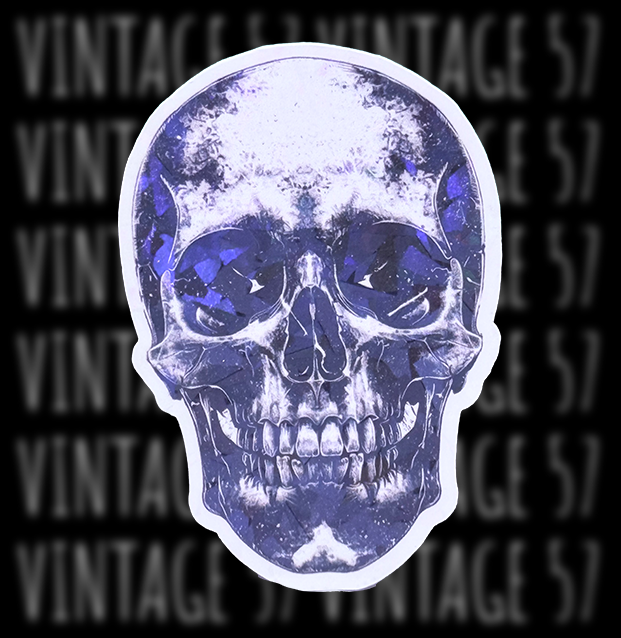 Black Skull Sticker