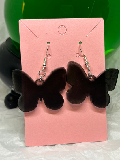 Butterfly Earrings (Black)