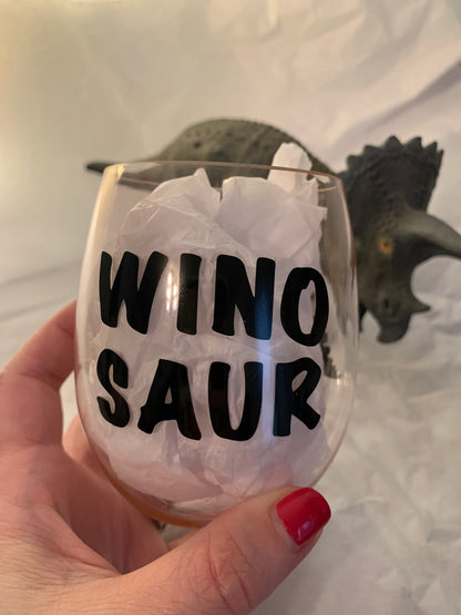 Winosaur Wine Glass