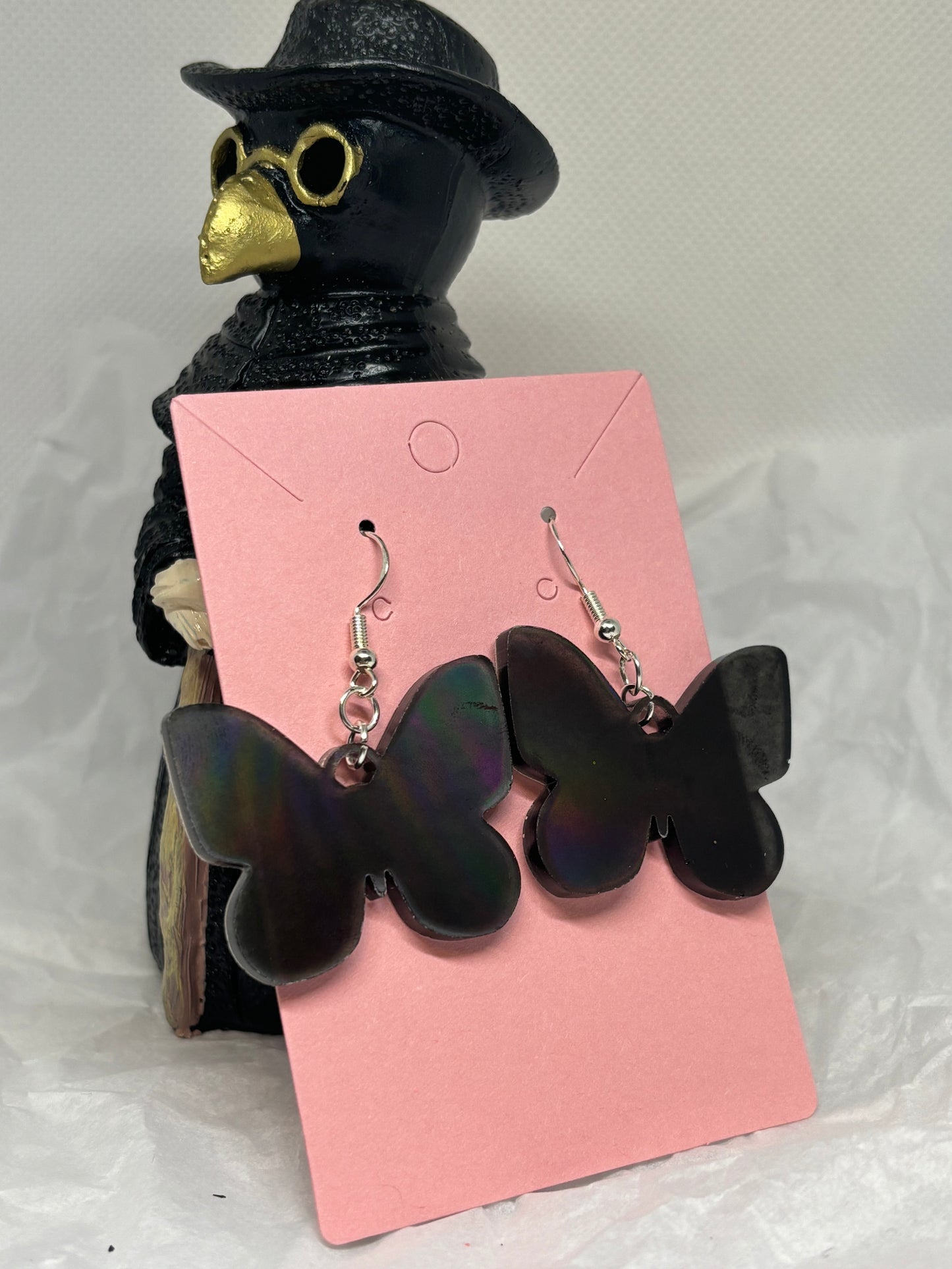 Butterfly Earrings (Black)