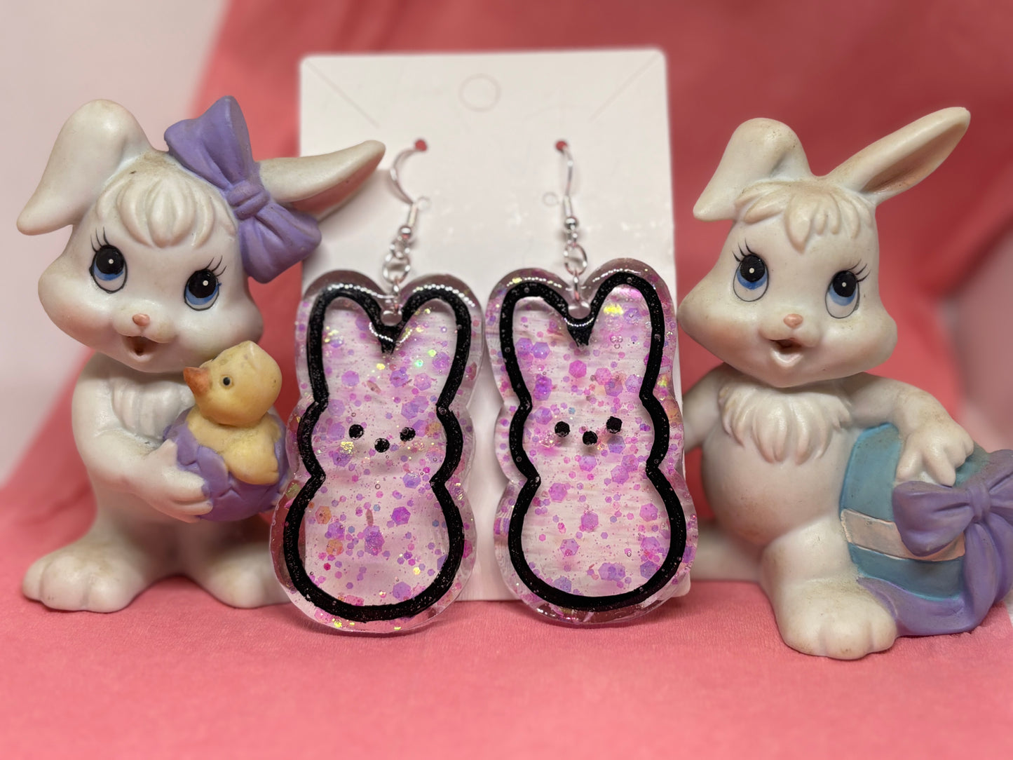 Bunny Earrings (Pink)