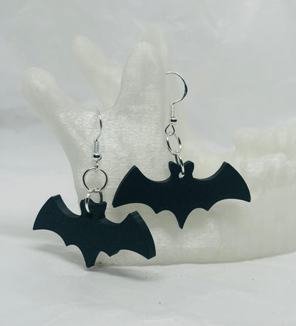 Bat Earrings (Black)