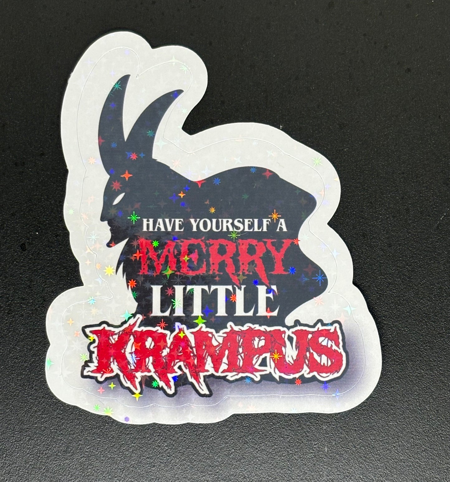 Have Yourself a Merry Little Krampus Sticker