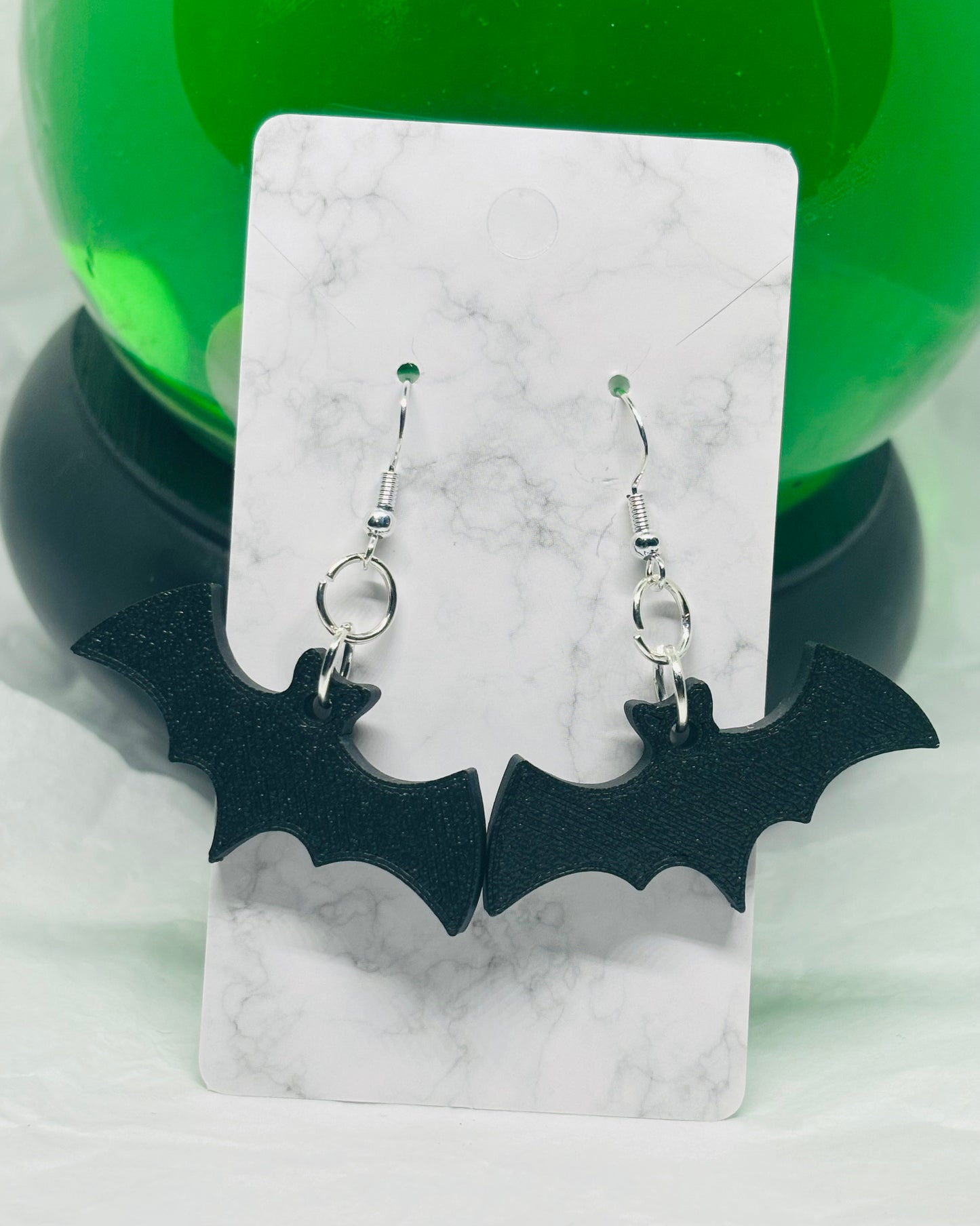 Bat Earrings (Black)