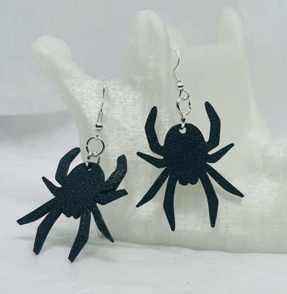 Spider Earrings (Black)