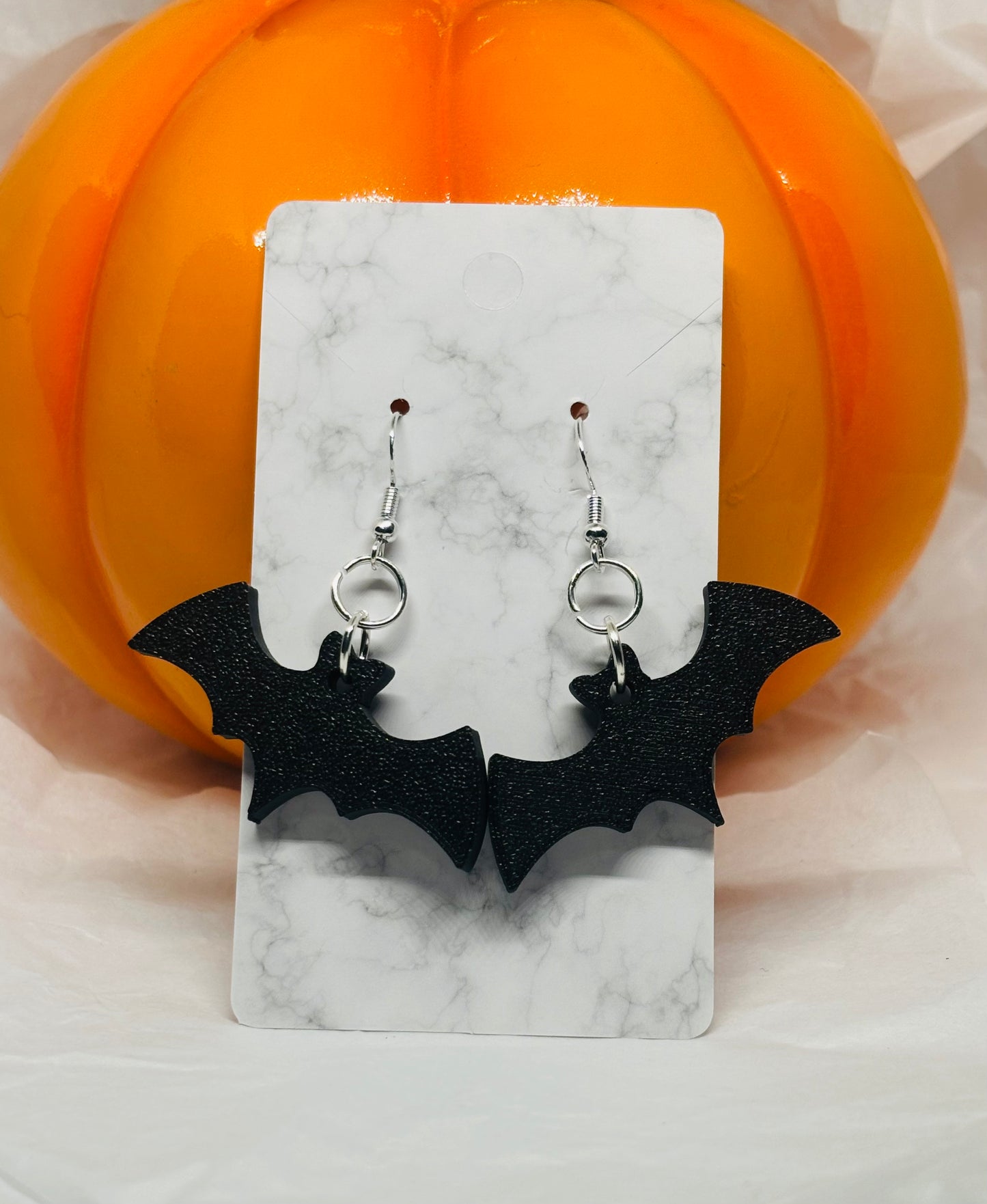 Bat Earrings (Black)