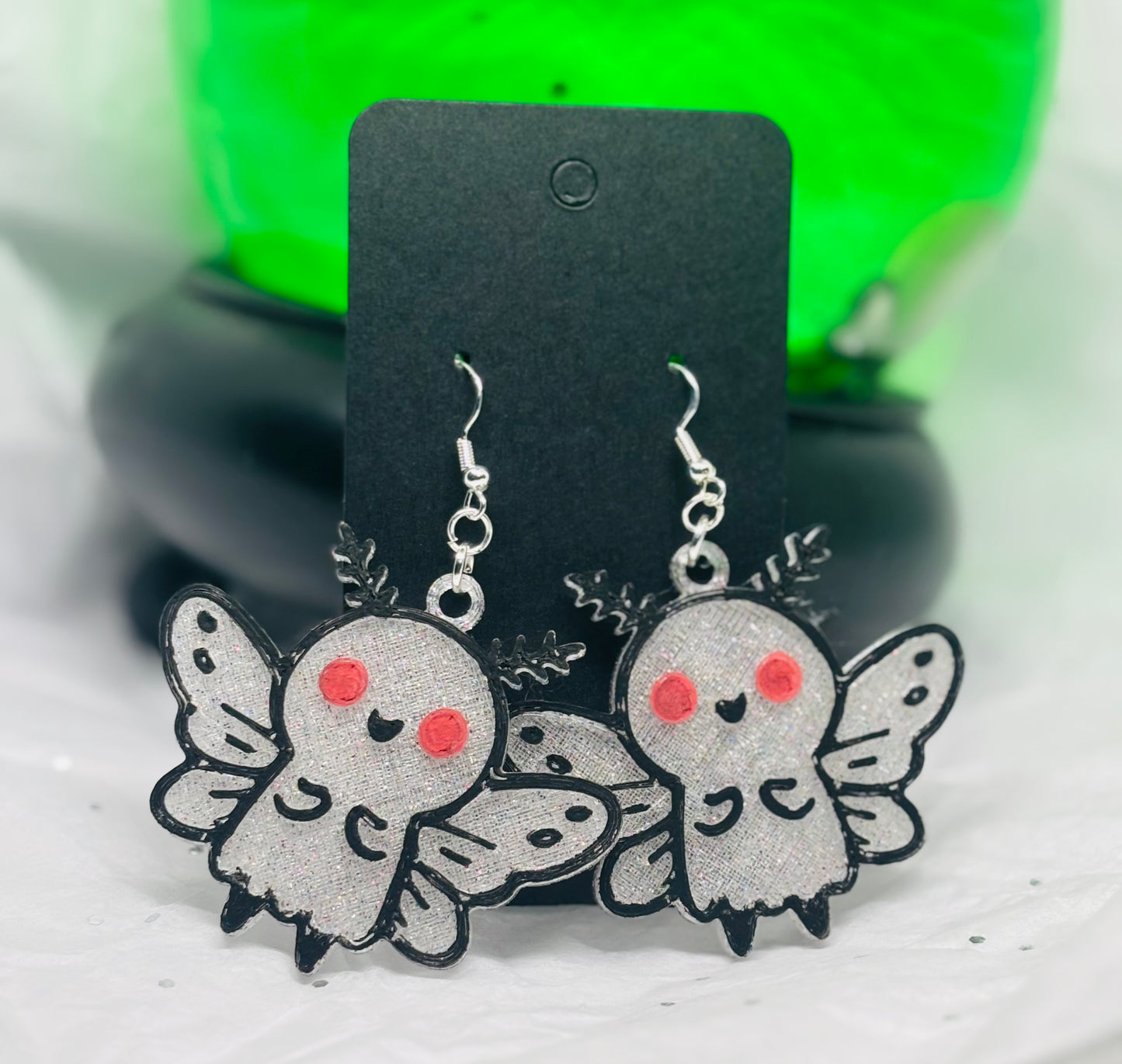 Mothman Earrings