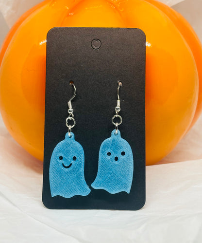 Glowing Ghost Earrings (Blue)